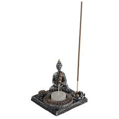 Incensário E Castiçal Base Buda Zen 13586 - Fraternidade PAX