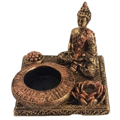 Imagem do Incensário E Castiçal Base Buda Zen 13586