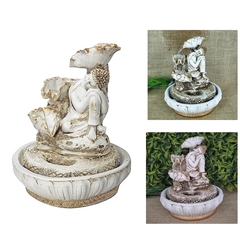Fonte De Água Buda Sonhador Cascata Queda 3 Folhas 01094 - loja online