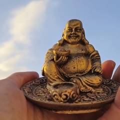 Incensário Buda Chinês Pratinho Para 3 Incensos 13099 - comprar online