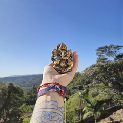 Ganesha Mini Bronzeado Ganeshinha 7cm 14011