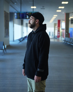 Buzo Oversize Hood : Negro - comprar online