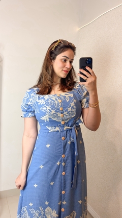 Vestido Manu Midi: Elegância e Conforto para Você - Essência Feminina Moda Evangélica