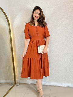 Vestido Helena em Malha Premium com Ajuste Perfeito e Elegância - comprar online