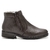 Botina Casual Linha Conforto Couro de Carneiro Marrom - comprar online