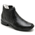 Botina Casual Linha Conforto Premium - Couro Floater | Cor Preto - comprar online