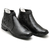 Botina Casual Linha Conforto Premium - Couro Floater | Cor Preto - comprar online