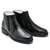 Botina Casual Linha Conforto Couro de Carneiro Preto - loja online