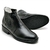 Botina Casual Linha Conforto Couro de Carneiro Preto - loja online