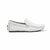 Mocassim Youth Couro Floater Branco - Maluari