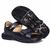 Sandália Masculina Ranster Anti-Stress | Couro de Carneiro | Conforto Premium