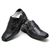 Sapato Social Masculino Linha Premium – Couro Legítimo Preto | Super Conforto e Estilo - Maluari