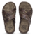 Chinelo Masculino de Couro Café Conforto - comprar online