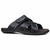 Chinelo Masculino de Couro Preto Conforto