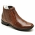 Botina Casual Masculina Linha Conforto Premium - Couro Floater | Cor Café - loja online