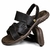 Sandália/Chinelo Papete Masculina de Couro Chocolate - comprar online