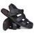 Sandália Papete Masculina em Couro Preto - comprar online