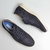 Sapato Masculino Oxford Casual em Couro Nobuck Azul - comprar online