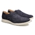 Sapato Masculino Oxford Casual em Couro Nobuck Azul