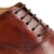 Sapato Masculino Oxford Cap Toe Cromo Argentino Caramelo na internet