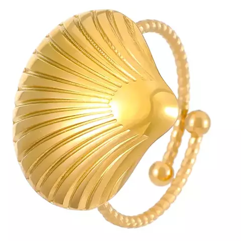ANILLO CONCHA DE MAR ACERO