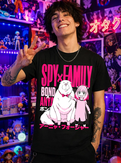 Remera Anya Bond Spy x Family Anime