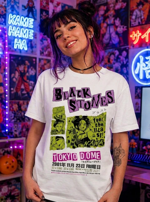 Remera Black Stones Nana