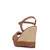 Sandália Constance Anabela Caramelo Nó - Lust Shoes