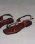 Rasteira Antonia Dedo Marrom - comprar online