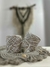 Bobina Ovillo de Algodón 20 hebras blanco lurex