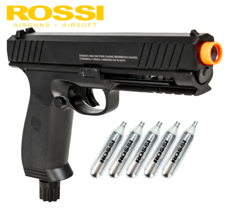 PISTOLA DE PRESSÃO CO2 ROSSI VESTA .50 – PAINTBALL POTENTE E PRECISA
