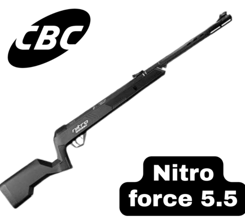CARABINA DE PRESSÃO CBC NITRO FORCE 5.5 - POTÊNCIA E DESEMPENHO