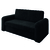Sofá Cama Versátil 2 Lugares Veludo Selmer - comprar online