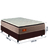 Cama Box Casal Queen Gazin Colchão Com Molas Ensacadas 158x198x72cm Azera Branco/Bege na internet