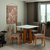 Conjunto Sala de Jantar Mesa Athenas Quadrada 0,90m 4 Cadeiras Trento Madeirado/Mascavo Dobuê - comprar online