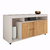 Rack Bancada Para TV's de Até 55 Polegadas Lubech Off White / Madeirado Viero