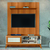 Rack Bancada Caribe Com Painel Para TV Até 55 Polegadas 1,35m Egeo Cedro/Off White Ripado Impressão - comprar online
