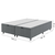 Cama Box Com Baú Queen 1,58m Prince Suede Cinza - comprar online