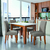 Conjunto Sala de Jantar Mesa Miami 1,20m 4 Cadeiras Trieste Madeirado/Mascavo Dobuê - comprar online