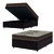 Cama Box Baú Casal Colchão Com Molas Ensacadas Tokio 138x188x66cm Marrom Umaflex