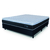 Cama Box Casal Queen Colchão Com Molas Ensacadas City Pillow Top 158x198x61cm Preto/Branco Hellen