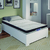 Cama Box Solteiro Desmontável com Colchão Espuma D33 Flash 88x188x56cm Cinza / Branco Gazin - Suport - comprar online