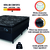 Cama Box Casal Queen Colchão Com Molas Ensacadas City Pillow Top 158x198x61cm Preto Hellen - loja online