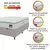 Cama Box Baú Colchão Casal Espuma D33 Vangogh Pillow Top 138x188x70cm Hellen - Suporta até 120kg por Pessoa