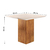 Conjunto de Mesa Sala de Jantar Quadrada 0,90m 4 Cadeiras Lord Madeirado Veludo Viero na internet