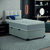 Cama Box Baú Solteiro Molas Ensacadas Pillow Top 88x188x66cm Martino Cinza Umaflex - comprar online