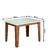 Conjunto Sala de Jantar Mesa Miami 1,20m 4 Cadeiras Trieste Madeirado/Mascavo Dobuê na internet