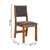 Conjunto de Mesa Sala de Jantar 1,10m 4 Cadeiras Place Madeirado / Cinza Veludo Viero - Esplanada Móveis