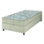 Cama Box Solteiro Colchão Espuma 88x188x57cm Bege Egito Portobel - Suporta até 100kg por Pessoa