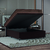 Cama Box Baú Casal Colchão Com Molas Ensacadas Tokio 138x188x66cm Marrom Umaflex na internet